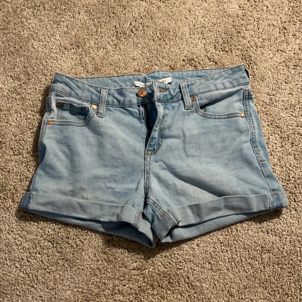 Light blue Jean shorts